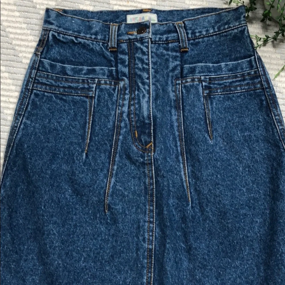 Vintage Jordache jean skirt